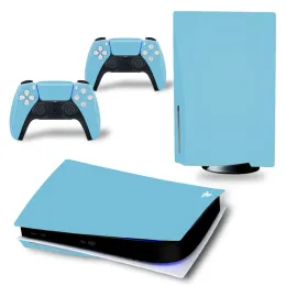 ملصقات ألوان زرقاء ملصق الجلد لـ Sony PlayStation5 PS5 #2982