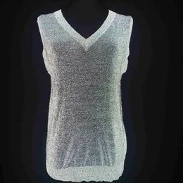 Camiseta refletiva de alta qualidade para mulheres, 14 pinos oculcou luz de fundo para obter maior visibilidade na escuridão