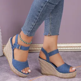 espadrilles أسافين المرأة الصيف الصيف في السيدات الراحة أحذية عارضة أحذية الحفلات أحذية zapatillas mujer verano 240412