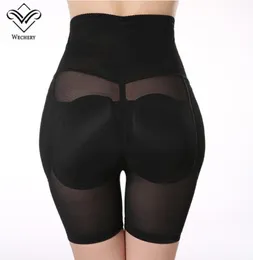 Wechery Control Pants Butt Lifter Hip Up Padded Control trosor Lyftande kvinnor Body Shaper Butt Enchancer Slimming Shaperwear5279370