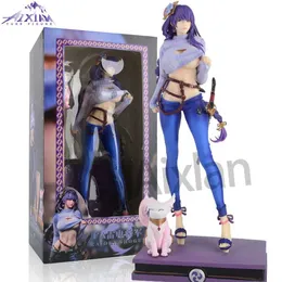 Action Toy Figures Aixlan 30cm New Series Anime Figure Raiden Shogun PVC Action Figur Yae Miko Keqing Figurin Samlingsbara modellleksaker Kid Gift Y240425BQKR