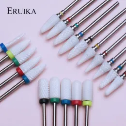 Bits 1pc Ceramic Nail Drill Bit Electric Milling Cutter Manicure Burrs Machine for Nail Buffer Files Nail Art Equipment Accessories