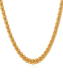 Łańcuchy łańcucha COLARE ED Link dla mężczyzn Rose Goldsilvergold Kolor naszyjnik w całości biżuteria N1341230805