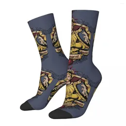 Men's Socks Happy Funny Compression Lion's Sin Of Pride Vintage Harajuku Seven Deadly Sins Anime Hip Hop Pattern Crew Sock