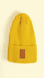 79129 USA Designer Winter Knited Ch Beanie Label الشتاء العمودي قبعة الصوف المحبوكة للجنسين طيات غير رسمية قبعة بينيس 5 ألوان TOP QUA8167144