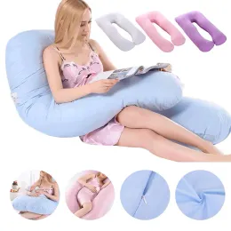 Pillow Pregnant Pillow Case For Pregnant Women Pillowcase Cover Ushaped Maternal Cushion Cover Side Sleeping Cotton pillowcase