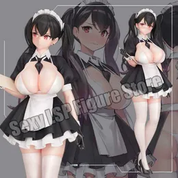 Action Toy Figures 26cm Insight Fots Japan High Hourly Wage Maid Cafe Clerk Illustrated av Popqn 1/6 PVC Action Figur Vuxen Collectible Model Doll Y24042586LQ