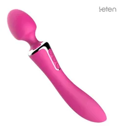 Leten podwójne silniki AV Massager erotyczne zabawki erotyczne dla kobiet masturbacja masturbacja piersi gspot wibrator wibrator seksu q17112417180158