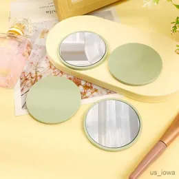 Mirrors Circular small mirror Makeup mirror Convenient to carry mini Pocketable Womens portable mirror Small Mirror Multifunctional mir