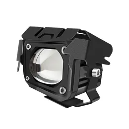 Arbetsljus färgglad motorcykel Spotlight Four-Lens Paving Bright Light Waterproof Dime Head Lights och Dual Mode Variable Switch Electric Vehicle Laser Lamp