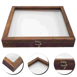 Рама украшения дисплея коробка Shadowbox Display Case Case Bug Bug Bug Buge Wood Collection Box Eva Wood Photo Frame Образец дисплея