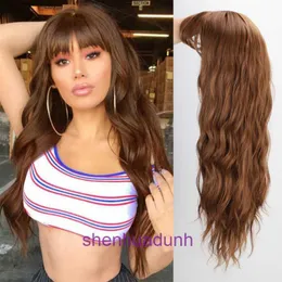 O guia para iniciantes para comprar as melhores perucas on -line em 2024 Wig feminina longa banda de cabelo encaracolada Bangs Chemical Fiber chapéus no exterior