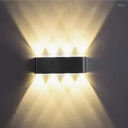 Wall Lamps Up Down 6W 8W Led Wal Sconcesl Lamp Nordic Stairway Corridor Light Living Room Bedroom Bedside Background Lighting 90-265V