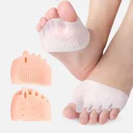 Akcesoria silikonowe podkładki przednie stóp palca separator poduszka poduszka bólu bólu butów wkładka palca palca hallux corrector podkładki żelowe pielęgnację stóp