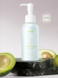 Sombra de abacate esfoliante em gel Face Cuidado com o hidratante de clareamento Reparo de lavagem facial Tratamento de limpador Face Scrub Body Skin Care Cuidado