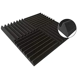 السجاد 24pcs 300x300x25mm استوديو الرغوة الصوتية تدقيق الصوت الواقي للمعالجة الصوتية.