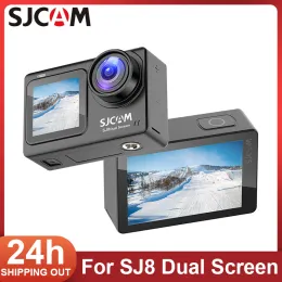 Камера SJCAM SJ8 Двойная камера действия 4K 30FPS 20MP Водонепроницаемые Wi -Fi Night Vision DV Спортивные камеры на открытом воздухе.