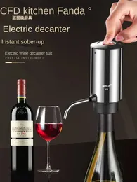 Decanter de vinho elétrico de 12V/110V/220V com função de aertação rápida e bico de vazamento para vinho tinto 240410