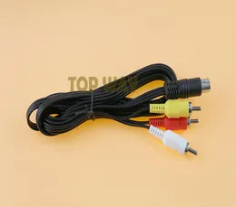 عالي الجودة متينة 18M 6ft Video Cable AV لـ Sega لـ Saturn AV RCA SS Connection Nickel Cord3930893