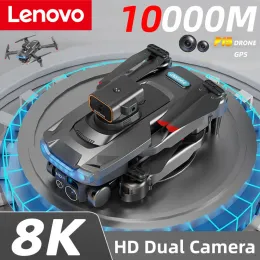 Accessoires Lenovo P15 8K Drohne Professionelle GPS Dual Camera 5G Hindernisvermeidung optischer Strömungspositionierung bürstenloser verbesserter Quadcopter