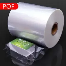 Bags POF heat Shrink Folding film Clear Membrane Sheets Plastic Cosmetic Packaging Bag pof Plastic Clear Hot Shrinkable fold Material