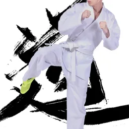 Produkte Männer Karate Uniform Set für Erwachsene Sporttraining Praxis Sportswear Polyester Kleidungshose Professionelles Accessoire