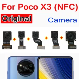 الكابلات الأمامية الخلفية الأصلية لـ Xiaomi Mi Poco X3 NFC M2007J20CG M2007J20CT M2007J20CI مواجهة صورة كاميرا مرنة الظهر الرئيسية.