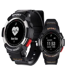 F6 Smart Watch IP68 wasserdichtes Bluetooth Smart Bracelet Dynamic Heart Frequenzmonitor Sport Smart Armbandwatch für Android iOS iPhone 6701481