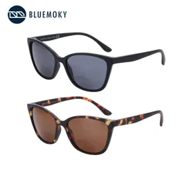 Sunglasses BLUEMOKY 2023 Mens Fashion Reading Sunglasses Butterfly Bifocal Reader Sunglasses (Diopter From+100 to+350) 620002S J240423