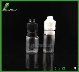 E flytande flaskor pe ejuice manipulation uppenbar plast husdjur dropper flaska 10 ml flaskor för skull barnsäkra mössor tom eliquid olja bot3229263