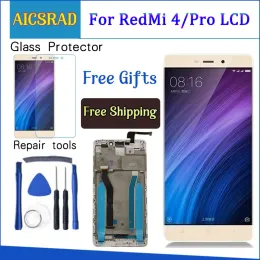 Ekrany AICSRAD 5.0'LCD dla Xiaomi Redmi 4 Pro Display Screen z ramką dla Xiaomi Redmi 4 Prime LCD Displayem