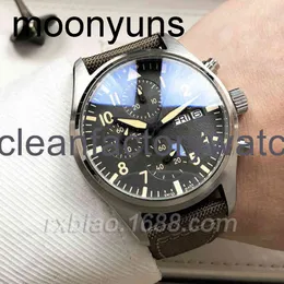 Iwcity Functional Mechanical Watch Men Watches Wristwatch Luxury For High Mechanics Version Reproduktion Fighter 3777 Pilot Top Timing Six Pin Lumin Superclone