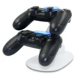 Stands Bevigac Controladores portáteis Carregando estação Dock Stand Dock para Sony PlayStation DualShock 4 PS4 Slim Pro Controller