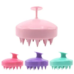 new Silicone Shampoo Scalp Hair Massager Shampoo Massage Comb Bath Massage Brush Scalp Massager Hair Shower Brush Comb Care Tool- for Scalp