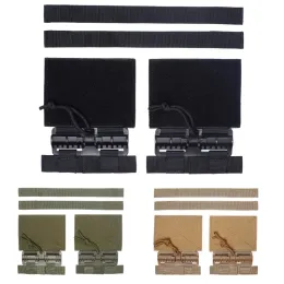 Bolsas de caça à fivela de fivela de liberação tática de ponto único Molle Buckle Set com gancho e fixo de loop para JPC CPC NCP XPC Vest