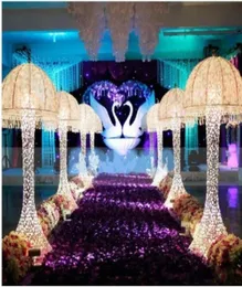 Ny ankomst Romantiska bröllopscenterpieces gynnar 3D Rose Petal Carpet Aisle Runner för bröllopsfestdekoration Tillbehör 14 Färg 3378068