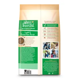 Nutritious Dry Food For Adult Dogs Wholesome Lamb And Rice Recipe