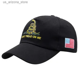 Ball Caps Популярные продажи, не трогайте меня Sidewinder Printed Baseball Hat Us Flag, вышитые снимки хип -хоп отдых спортивные солнцеза