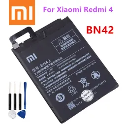 Batteries Xiaomi Original Battery BN42 For Xiaomi Redmi 4 Redmi4 standard version Rechargeable Replacement Phone Battery 4000mAh+ Tool