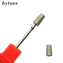 Bits Hytoos feines Grit Russischer Nagelhaut Bit Diamond Nagel Bohrer Bits Elektrische Maniküre Drill Drilling Burr Mills Nails Accessoires Tool