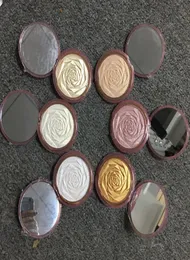 Flower Glow Powder 6 Colors Diamond Bronze body Highlighter Powder Face Makeup Brightening Highlighting Pressed Powder fast shippi6636302