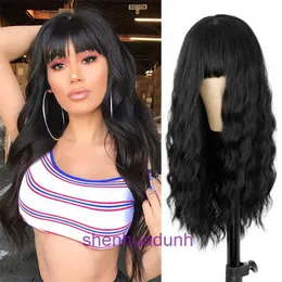 O Guia para Beginners para comprar as melhores perucas on -line em 2024 Popular Womens Natural Black Wave Air Long Roll Wig Corn Perm