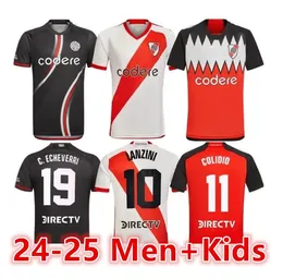 2023 24 River Plate Soccer Jerseys Men Set Kids Kit 2023 24 Camiseta de Futbol de La Cruz Beltran Borja Solari Simon Football Shirt Fans Player Version Home Away Away66