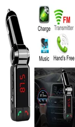 BC06 Bluetooth Car Charger BT Car Charger MP3 BC06 MP3 MP4 Player Mini Dual Port Aux FM Sändare2561224