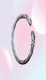 Skyrim Metal Head Open Bracelets Bangles Viking Indian Jewelry Accessories Religious Serpent Man Wristband Bracelet L2208127085508