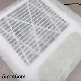 Suszarki paznokci 5M Art Dust Collector Filtr Paper Manicure Akcesoria Maszyna Pył Pył