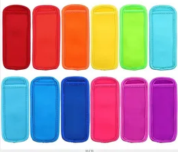 16 colors Antizing icelolly Bags Tools zer Icy Pole icicle Holders Reusable Neoprene Insulation Ice Sleeves Bag for Kids S3283131