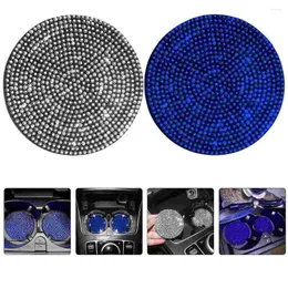 Pillow Round Cup Mats Car Bling Accessories Women Heat-resistant Pads Anti-skid Tumbler