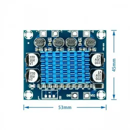 Placa de amplificador de potência de áudio estéreo digital para 2024 TPA3110 XH-A232 com 30W+30W 20 canal de saída e entrada DC 8-26V suportada em 3a