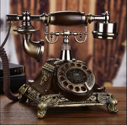 Accessoires Rotation Dial Corded Antique Telefon festgelegtes Telefon